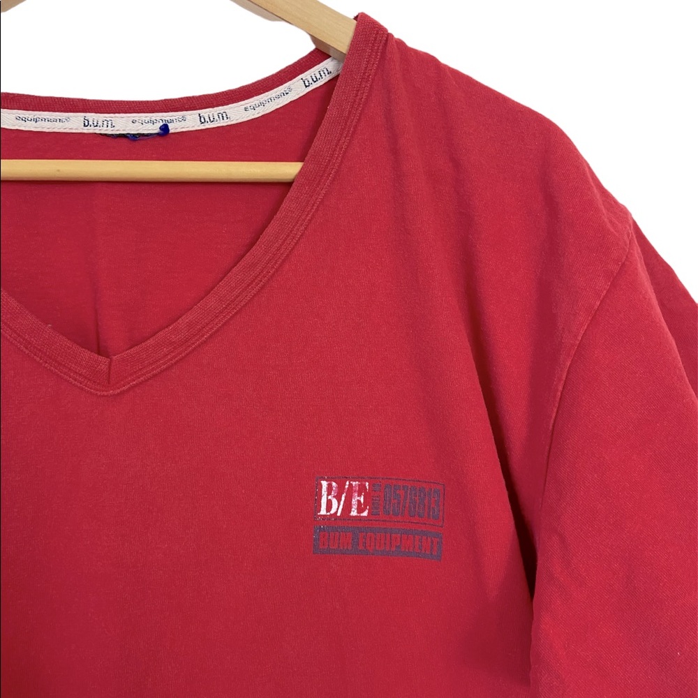 Vintage B.U.M. Equipment Red Tee